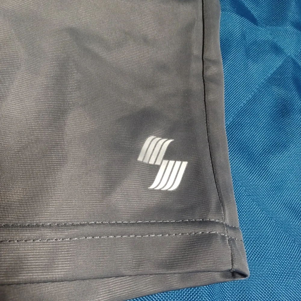 The Children's Place Sport Boys XL 14 Athletic Shorts Gray Black Ice New